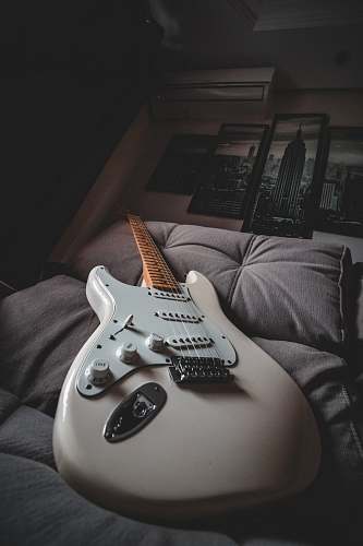electric guitar white electric guitar leisure activities